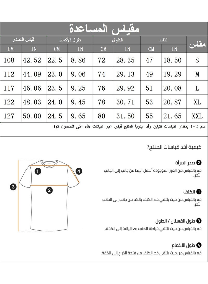 Men's White Short Sleeve Henley Shirt Band Collar Crinkle Texture Cotton Linen Blend Casual Top - Image 4